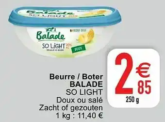 Cora Beurre - boter balade so light aanbieding