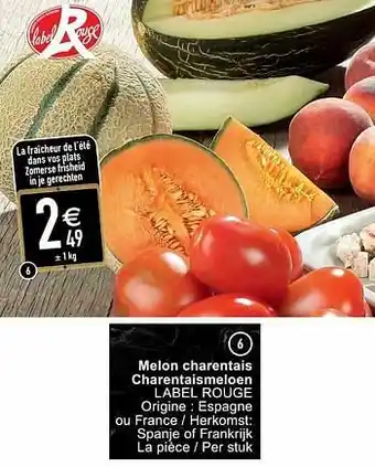 Cora Melon charentais charentaismeloen label rouge aanbieding