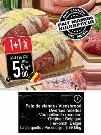 Cora Pain de viande - vleesbrood aanbieding