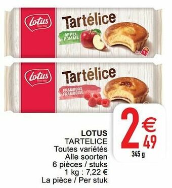 Cora Lotus tartelice aanbieding