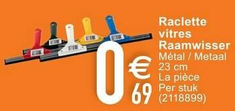 Cora Raclette vitres raamwisser aanbieding