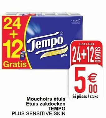 Cora Mouchoirs étuis etuis zakdoeken tempo plus sensitive skin aanbieding