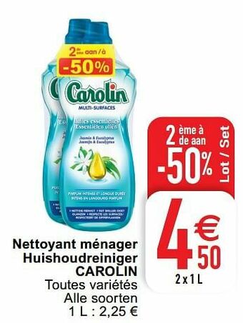 Cora Nettoyant ménager huishoudreiniger carolin aanbieding
