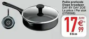 Cora Poêle profonde diepe braadpan day by day zoe aanbieding
