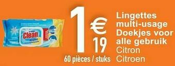 Cora Lingettes multi-usage doekjes voor alle gebruik aanbieding
