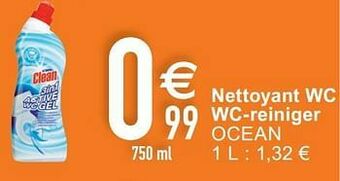 Cora Nettoyant wc wc-reiniger ocean aanbieding