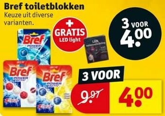 Kruidvat Bref toiletblokken aanbieding