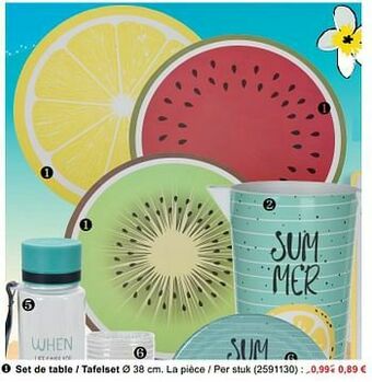 Set de table - tafelset