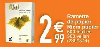 Cora Ramette de papier riem papier aanbieding