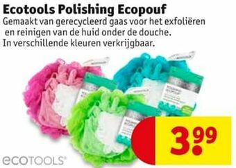 Kruidvat Ecotools polishing ecopouf aanbieding