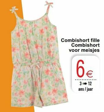Cora Combishort fille combishort voor meisjes aanbieding