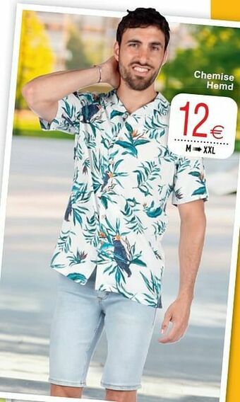 Chemise hemd bermuda la pièce - per stuk