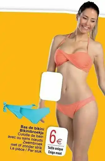 Bas de bikini bikinibroekje
