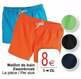 Maillot de bain zwembroek