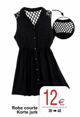 Cora Robe courte korte jurk aanbieding