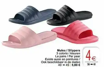 Cora Mules - slippers aanbieding