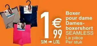 Cora Boxer pour dame damesboxershort seamless aanbieding