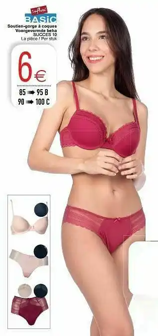 Soutien-gorge à coques voorgevormde beha succes 10