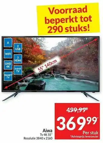 Aiwa tv 4k 55``