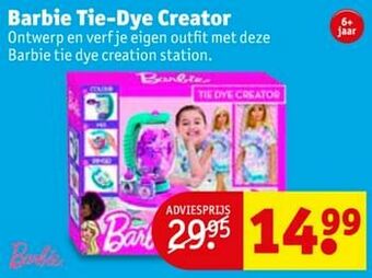 Kruidvat Barbie tie-dye creator aanbieding