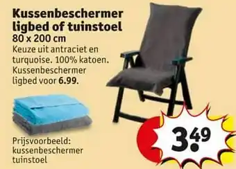 Kruidvat Kussenbeschermer tuinstoel aanbieding