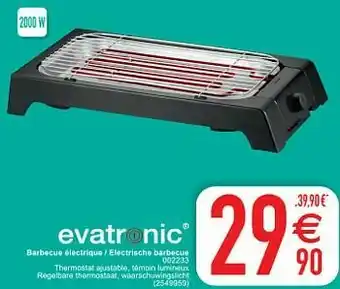 Cora Evatronic barbecue électrique - electrische barbecue 002233 aanbieding