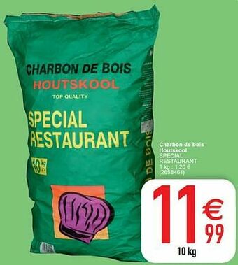 Cora Charbon de bois houtskool special restaurant aanbieding