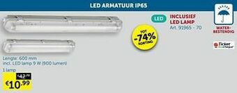 Zelfbouwmarkt Led armatuur ip65 1 lamp aanbieding