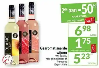 Intermarché Gearomatiseerde wijnen wit perzik, rosé pompelmoes of framboos expert club aanbieding