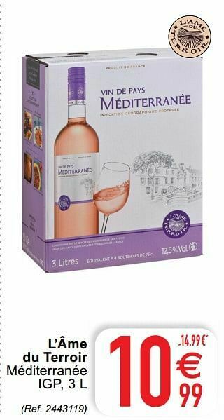 Cora L`âme du terroir méditerranée igp aanbieding