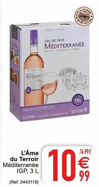 Cora L`âme du terroir méditerranée igp aanbieding