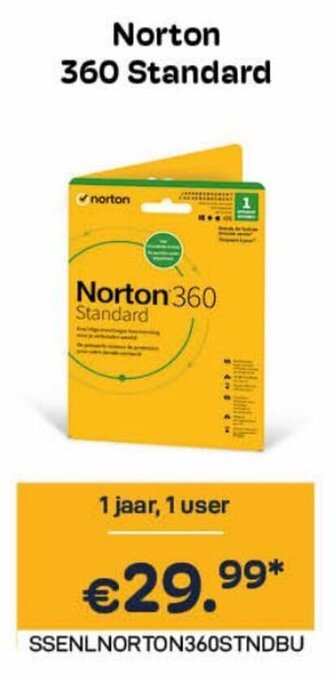 CompuDeals Norton 360 Standard aanbieding