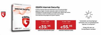 CompuDeals GDATA Internet Security aanbieding