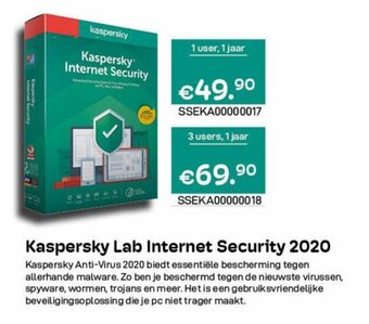 CompuDeals Kaspersky Lab Internet Security 2020 aanbieding