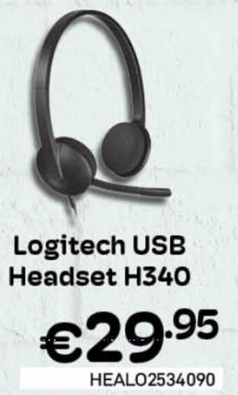 CompuDeals Logitech USB Headset H340 aanbieding