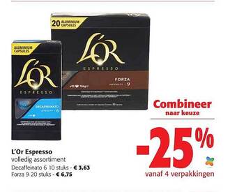 Colruyt L'or espresso aanbieding