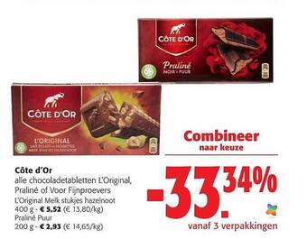Colruyt Côte d'or aanbieding