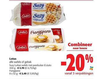 Colruyt Lotus aanbieding