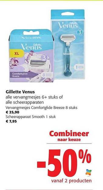 Colruyt Gillette venus aanbieding
