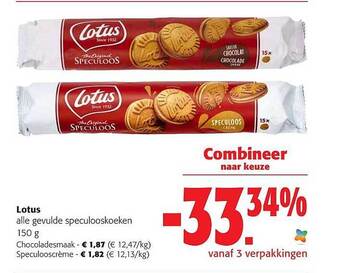 Colruyt Lotus aanbieding