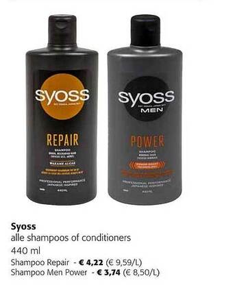 Colruyt Syoss aanbieding