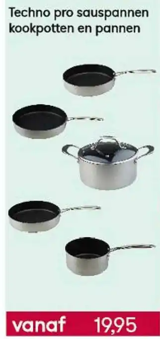 Peltri Techno Pro Sauspannen Kookpotten En Pannen aanbieding