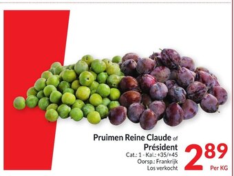 Intermarché Pruimen reine claude of president aanbieding