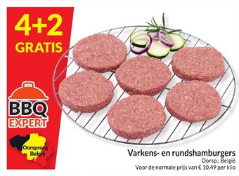 Intermarché Varkens- en rundshamburgers aanbieding