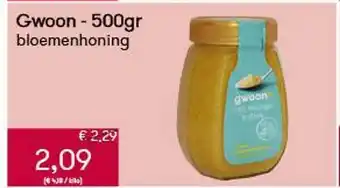 Gwoon 500gr bloemenhoning