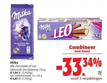 Colruyt Milka aanbieding