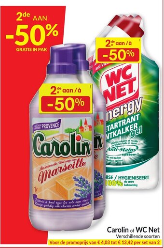 Intermarché Carolin of WC net aanbieding