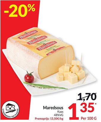 Intermarché Maredsous 100g aanbieding