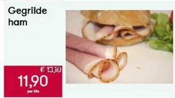 Gegrilde ham
