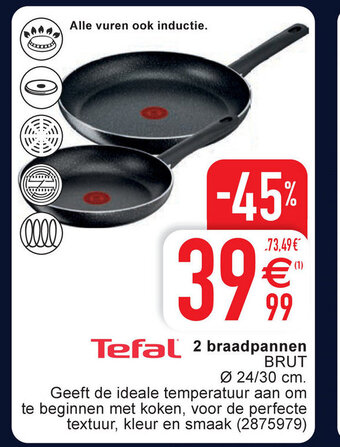 Tefal 2 Braadpannen